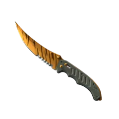 Skinvault flip knife tiger tooth